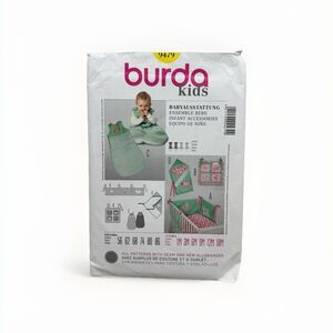 Burda Kids Sewing Pattern 9479 Infant Baby Accessories Crib Sleep Sack